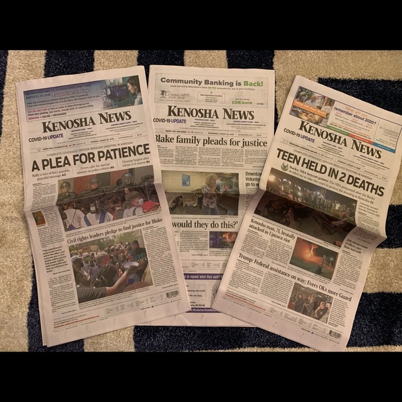 Jacob Taylor Kenosha Wisconsin Newspapers BLM - Picture 3 of 7